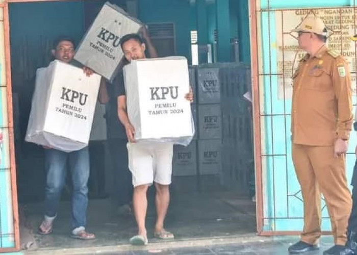 Logistik Pemilu 148 Desa di Pesawaran Telah Kembali Ke Kecamatan, Pleno Pun Dimulai
