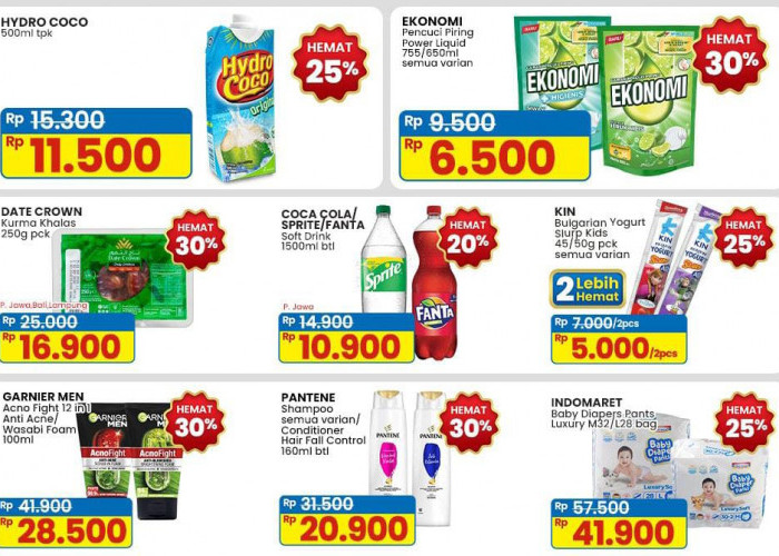 Promo Indomaret Edisi Ramadhan Paling Murah, Dapatkan Diskon Hemat Mulai 30 Persen