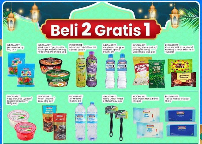 Promo Indomaret Serba Gratis Edisi Rabu 26 Maret 2025, Cek Daftar Diskonnya