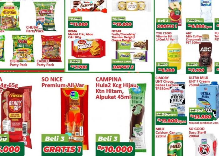 Mudik Makin Asyik Dengan Promo Camilan dan Minuman Favorit di Alfamart, Cek Katalog Lengkapnya