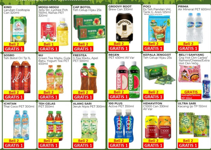 Promo Belanja Murah Minuman Segar di Alfamart, Buka Puasa Pasti Lebih Nikmat