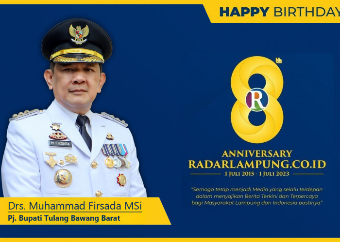 M Firsada: Selamat HUT ke 8 Radar Lampung Online