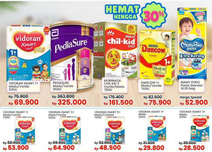 Promo Indomaret Sabtu 15 Februari 2025, Spesial Susu Bayi Ada Diskon Hemat Hingga 30 Persen