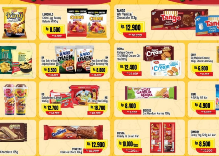 Spesial Promo 5.5 Alfamart, Dapatkan Biskuit Murah Dengan Harga Super Hemat! Ini Daftar Produknya