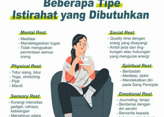 Tipe-tipe Istirahat yang Dibutuhkan Tubuh Setiap Orang