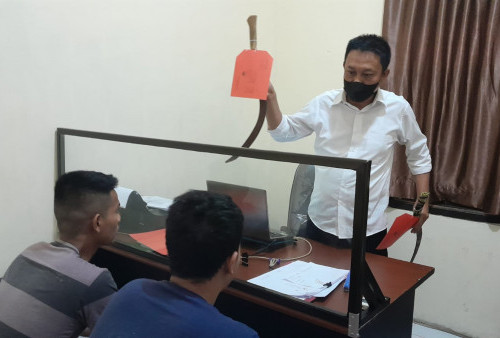 Bawa Celurit Niat Mau Tawuran, ABG Geng Motor di Bandar Lampung Diciduk