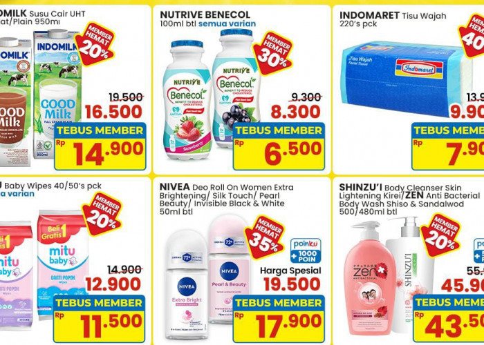 Promo Indomaret Sabtu 24 Mei 2025, Sikat Diskon Tebus Member Hari Ini