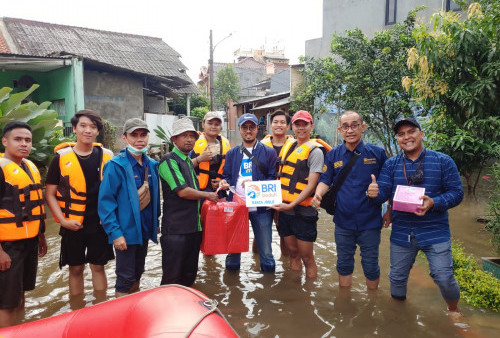 Cepat Tanggap Bencana Banjir, BRI Salurkan Bantuan ke Warga Ciledug, Tangerang dan Garut