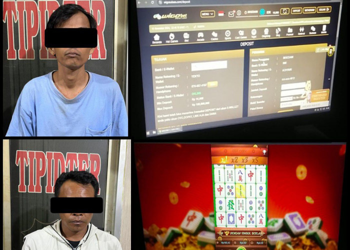 Main Judi di Metro, 2 Pria Ini Diamankan Polisi