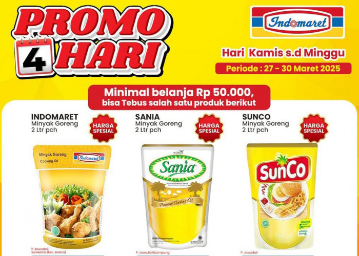 Promo Indomaret Persiapan Lebaran, Nikmati Diskon 4 Hari Paling Murah