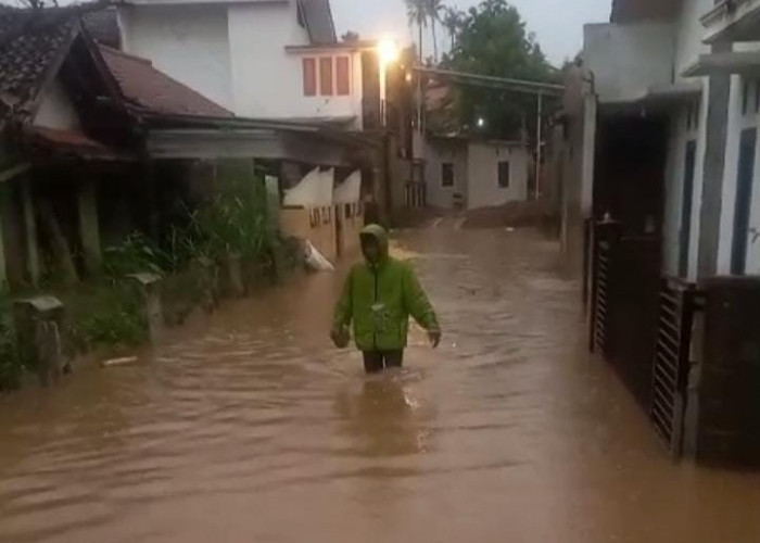 Hujan Sejak Dini Hari Sebabkan Banjir di Lampung Selatan