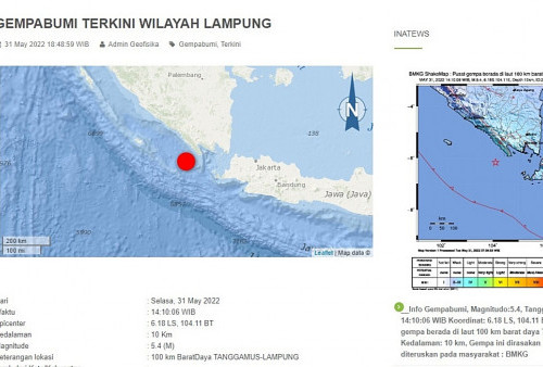 Gempa Guncang Tanggamus, Warga Berhamburan