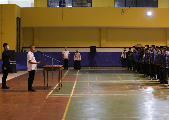 Sekdaprov Fahrizal Darminto Ambil Sumpah/Janji 439 PNS dari 28 OPD di Lingkungan Pemprov Lampung