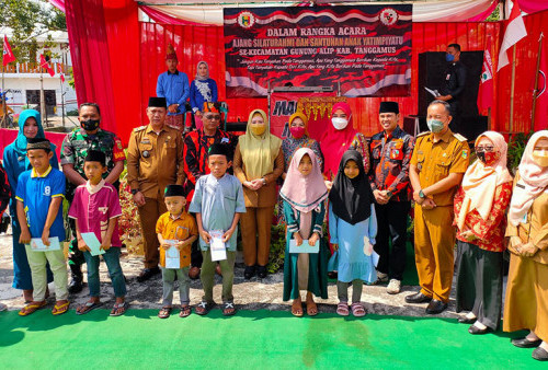 Hadiri Silaturahmi dan Santunan Anak Yatim Piatu PP, Bupati Tanggamus Sampaikan Harapan Ini