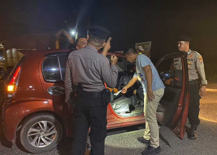Polisi Razia Kendaraan di Perbatasan Tulang Bawang dengan 3 Kabupaten, Ini Sasarannya
