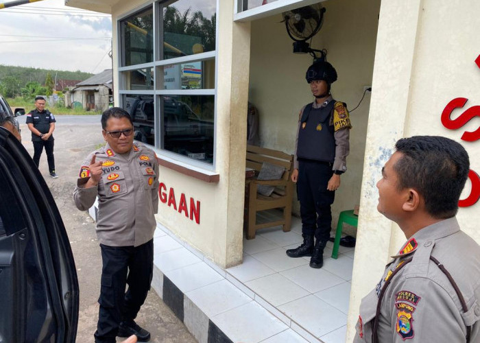 Lakukan Pengetatan, Polres Mesuji Periksa Semua Pengunjung untuk Antisipasi Bom