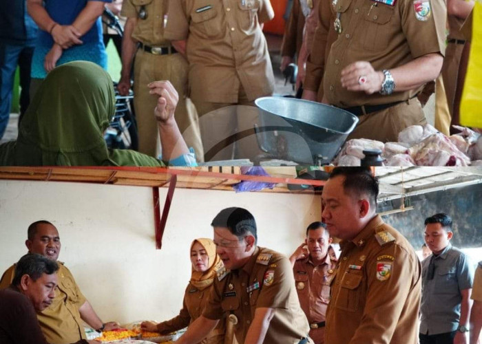 Pemkab Tubaba dan Bulog Lakukan Operasi Pasar, Berharap Bisa Tekan Inflasi