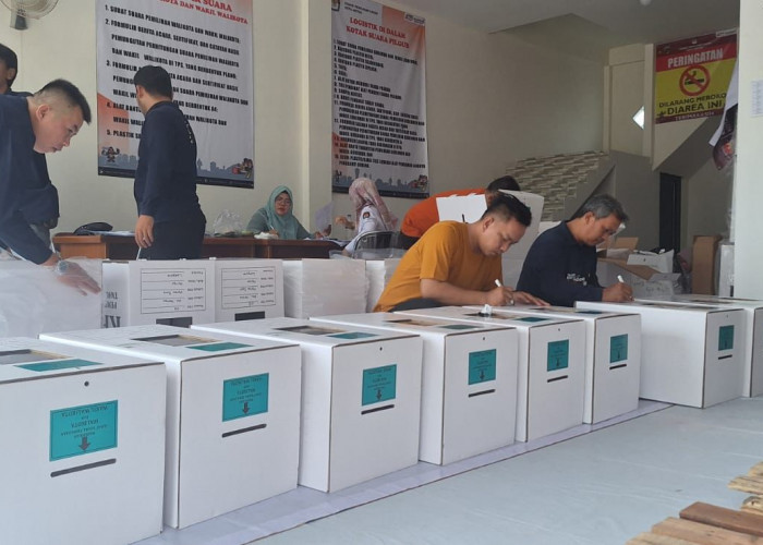 Surat Suara di Kota Metro Selesai Dilipat, Hari Ini Mulai Pengepakan