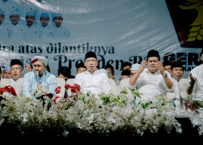 Syukuran Pelantikan Prabowo Subianto, Mirza: Jalan di Lampung Tengah Bakal Lebih Baik 