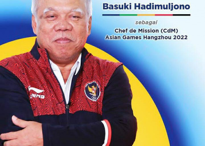Resmi, Menteri Basuki Dikukuhkan Sebagai Ketua Kontingen Tim Indonesia di Asian Games Hangzhou 2023 