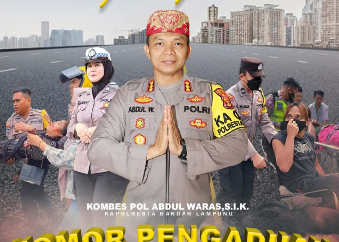 Punya Masalah Kamtibmas? Boleh Curhat ke Kapolresta Bandar Lampung, Ini Nomornya 