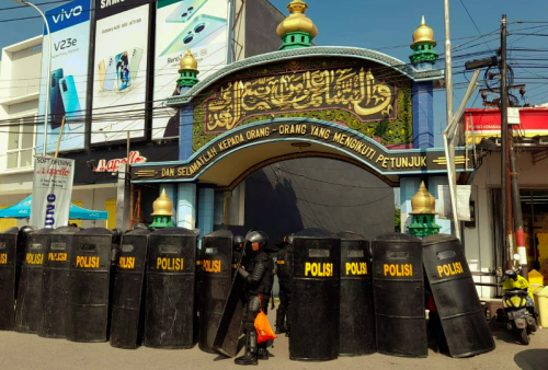 60 Massa yang Halangi Proses Penangkapan Terduga Pencabulan di Ponpes Shiddiqiyyah Ploso Diamankan