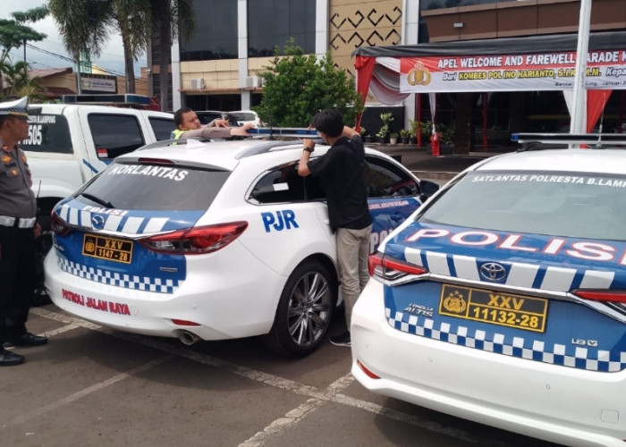 Respon Cepat Perintah Kapolri Terkait Scotlite Lampu Rotator, Ini Langkah Polresta Bandar Lampung
