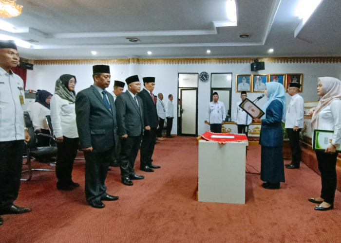 Resmi Dilantik, Ini Daftar Pejabat Pemkab Tanggamus yang Tempati Posisi Baru 