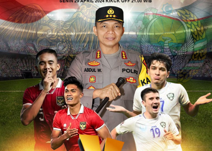 Soal Nobar Semifinal Piala Asia U23, Kapolresta Bandar Lampung Imbau Masyarakat Tetap Jaga Ketertiban