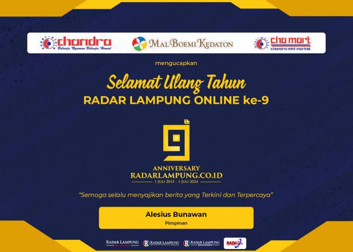 Chandra Super Store Mengucapkan Selamat Ulang Tahun ke-9 Radar Lampung Online