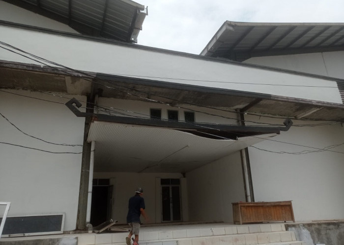 Gunakan Anggaran Sebesar Rp 429 Juta, Disporpar Mesuji Rehab Gedung Olahraga