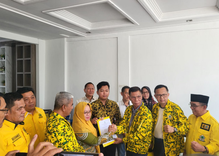 Golkar Usung Elfianah - Yugi Maju Pilkada Mesuji daftar ke KPU besok 