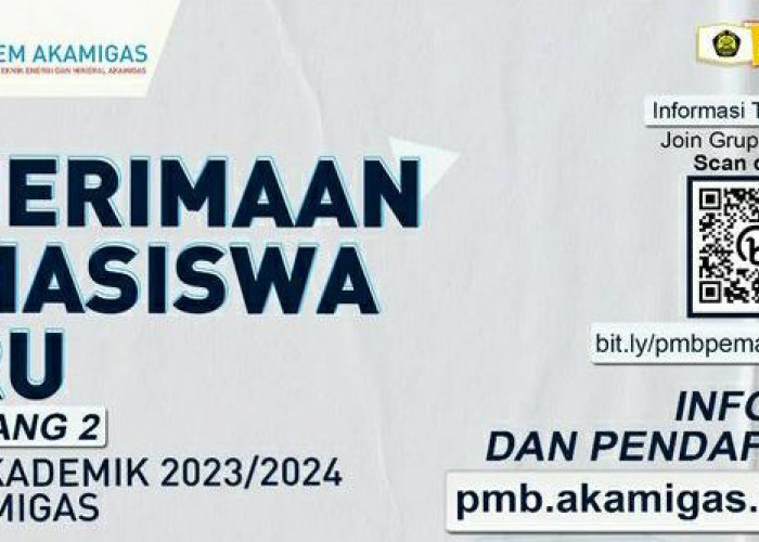 Penerimaan Mahasiswa Baru PEM Akamigas Diperpanjang Sampai Februari 2023
