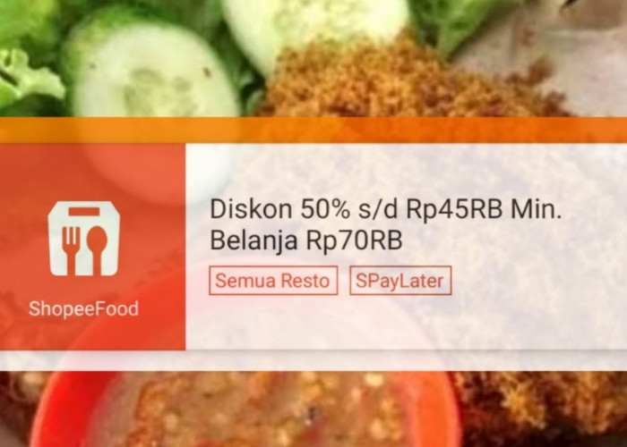 Makan Siang Hemat di Akhir Pekan, Klaim Voucher Diskon ShopeeFood Sampai Rp45 Ribu