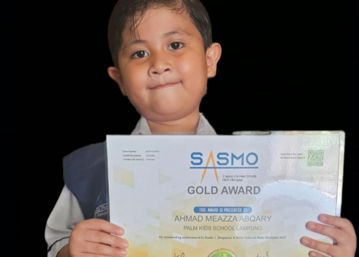 Sabet Medali Emas Pada SASMO 2025, Azza Siswa SD Asal Bandar Lampung Persiapan Ikut SIMOC