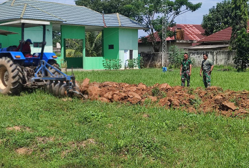 Koramil 426-01/Simpang Pematang Manfaatkan Lahan Kosong untuk Menghasilkan