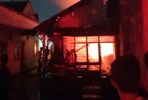 Rumah di Sidodadi Kebakaran, Bangunan dan Motor Hangus 