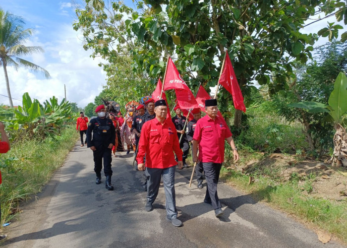 DPC PDIP Lamtim Daftarkan 50 Bacaleg ke KPU