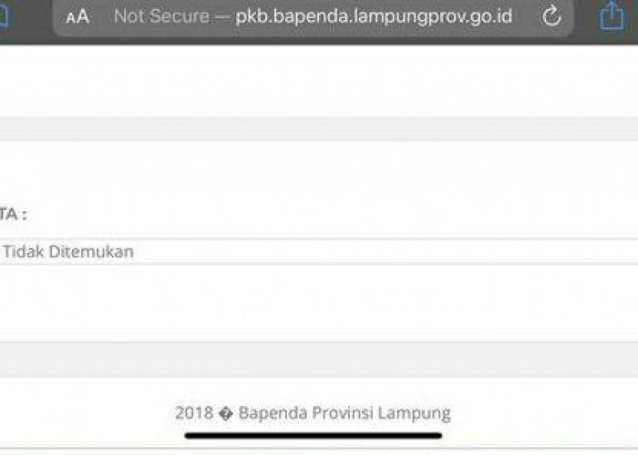 Data Web Bapenda Catat Mobil Samsat Keliling di Lampung Tunggak Pajak 8 Tahun Hilang Bak Ditelan Bumi