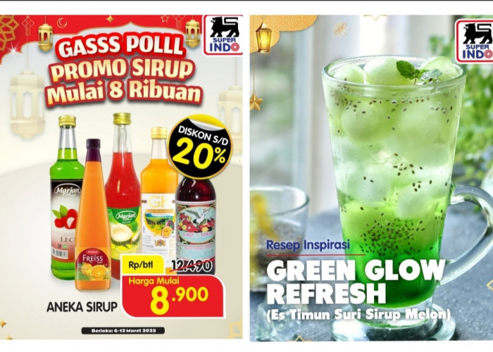 Belanja Murah Sirup dengan Promo Superindo, Harga Mulai Rp 8 ribuan