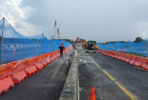Waspada! Ada Perbaikan Rigid Beton di JTTS, Ini Lokasinya