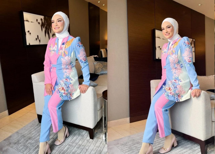 Cantik Banget! Putri Zulkifli Hasan Kenakan Local Pride Ramah Lingkungan dalam Festival Birukan Langit