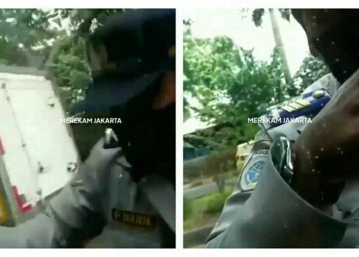 Viral, Video Memperlihatkan Polisi Rusak Kaca Spion Mobil yang Parkir Sembarangan