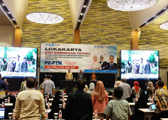 Bentuk PR-PTN TA 2024, Unila Gelar Lokakarya & Bimtek Penyusunan Pos AP Laboratorium Pembelajaran