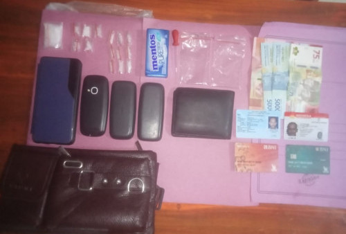 Dua Residivis Transaksi Narkoba, Ini yang Diamankan Polres Lampung Utara