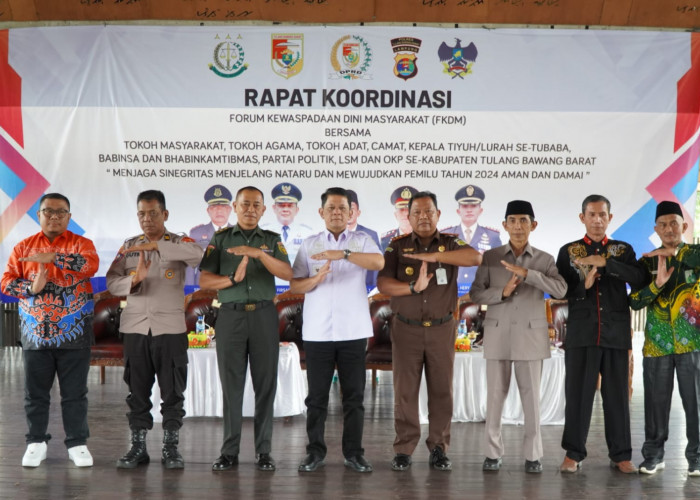 Pemkab Tubaba gelar Rakor FKDM Menjelang Natal, Tahun Baru dan Pemilu 2024