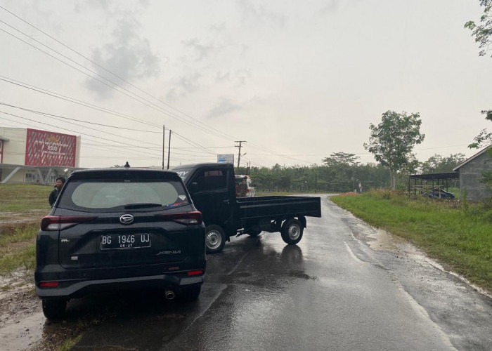 Lepas Kendali, Dua Kendaraan Terlibat Adu Banteng di Tubaba