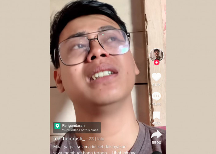 Pesan Lirih Sang Guru Pangandaran, ‘Saya Cuman Pengen Ngajar’