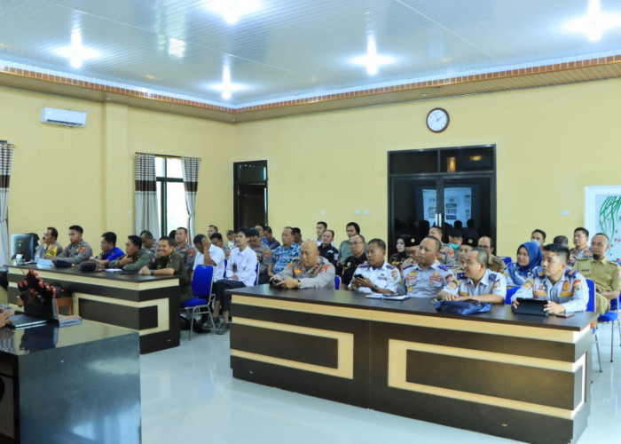 Rakor Lintas Sektoral Ops Ketupat Krakatau 2024 di Wilayah Kabupaten Tubaba