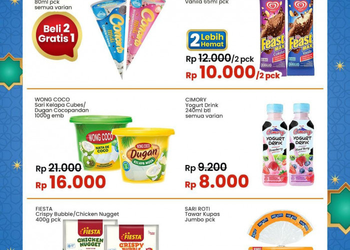 Promo Indomaret 3.3 Spesial Buka Puasa Seru, Serbu Diskon Takjil Hingga Nugget Crispy Rp 8 Ribu